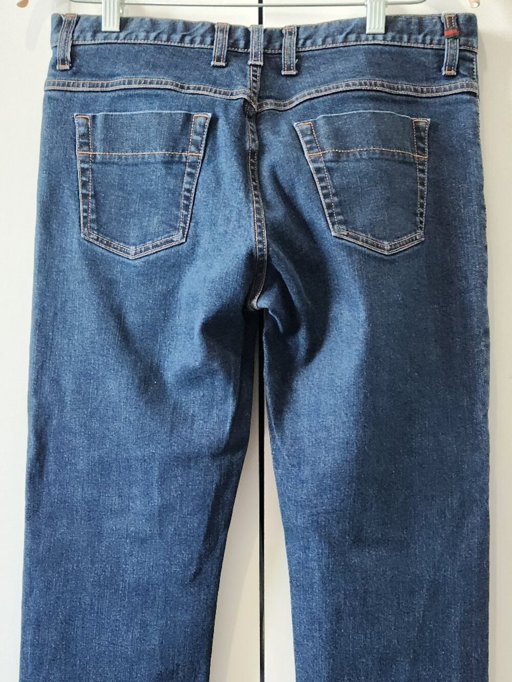 Gucci Denim Blue Jeans Women’s Size 18 US Straight Button Up Made In Italy - Picture 10 of 16